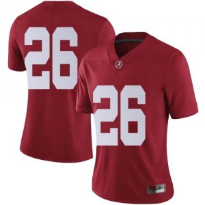 Women's Alabama Crimson Tide #26 Marcus Banks Crimson Limited NCAA College Football Jersey 2403IBBU4